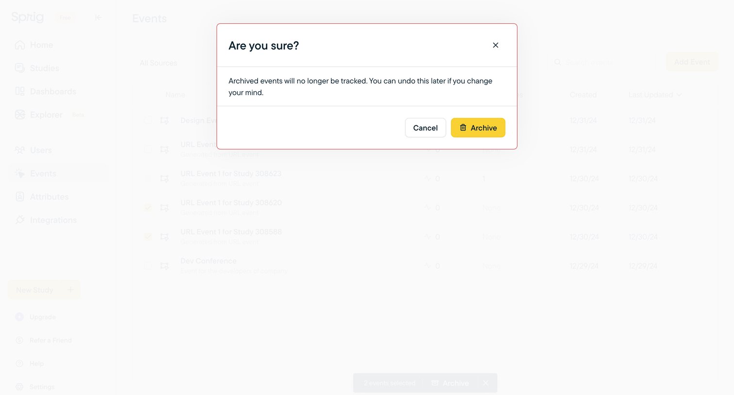 Sprig - Sprig | User Insights Platform for Teams Building Better Product E screen