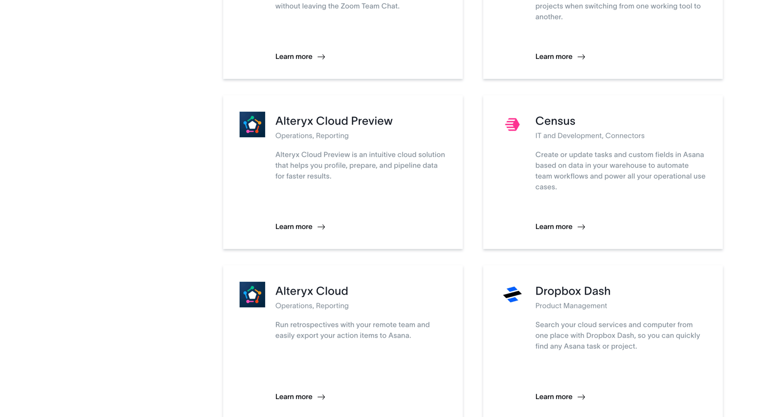 Asana - Asana Apps and Integrations • Asana #3 screen