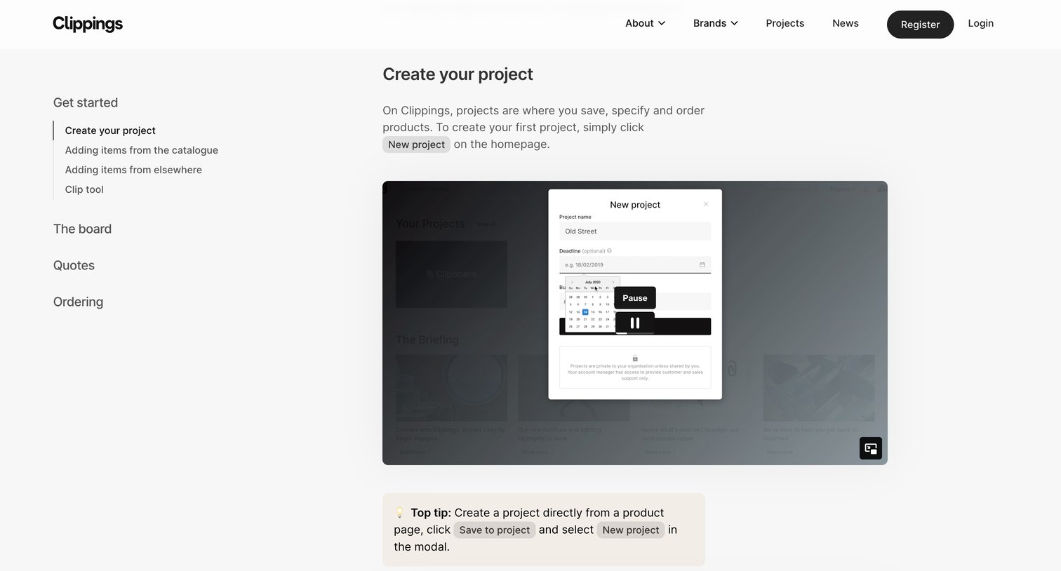 Clippings - Clippings – Discover The Procurement Platform screen