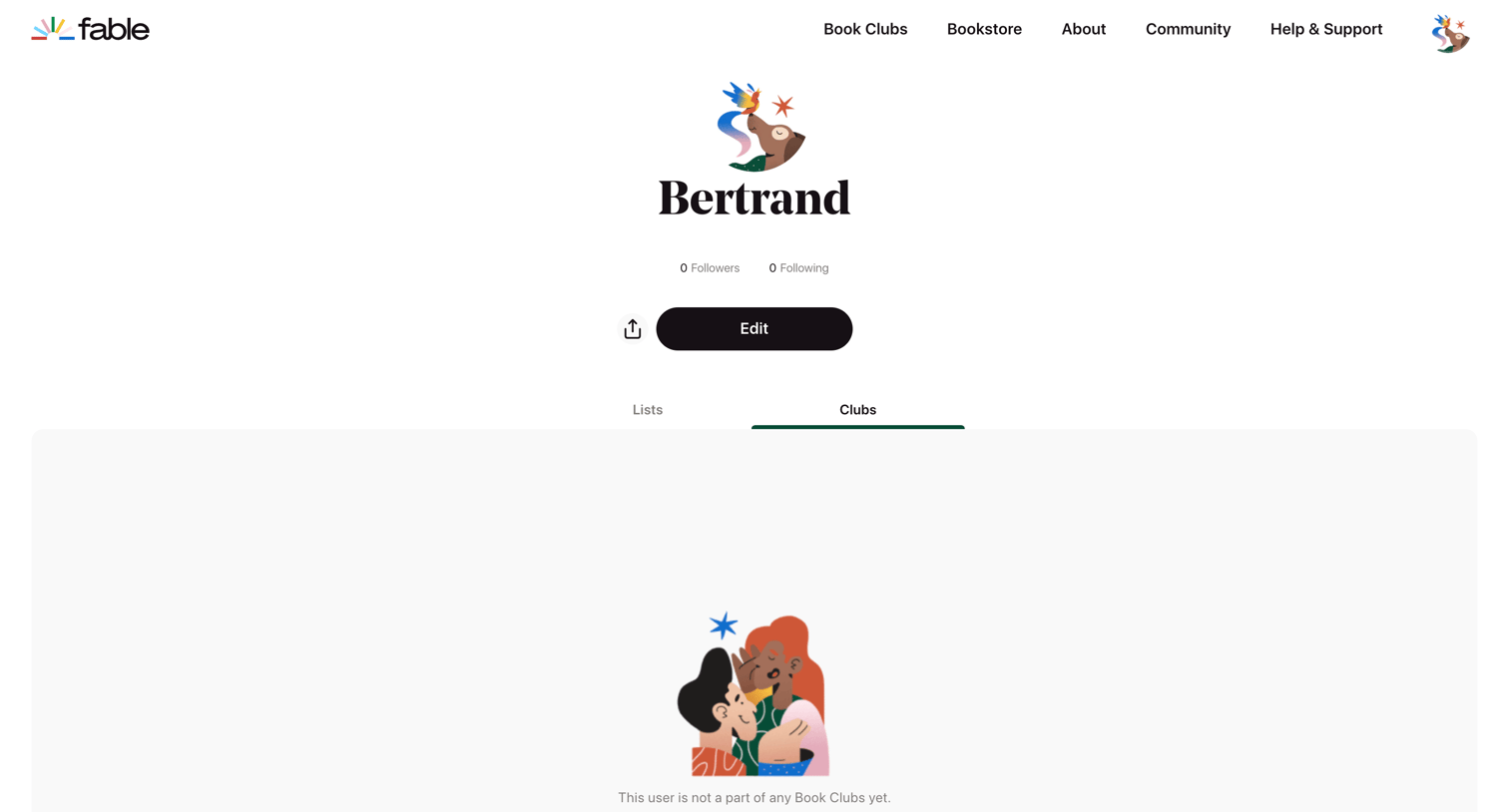 Fable - Bertrand - Fable | Stories for everyone screen