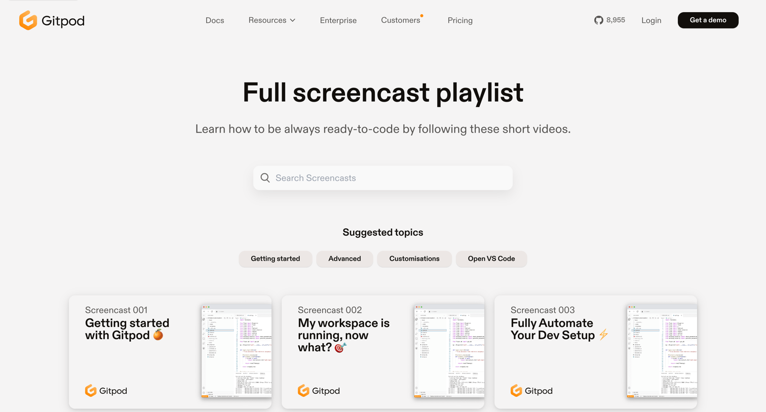 Gitpod Screencasts - Videos, guides and tutorials from Gitpod