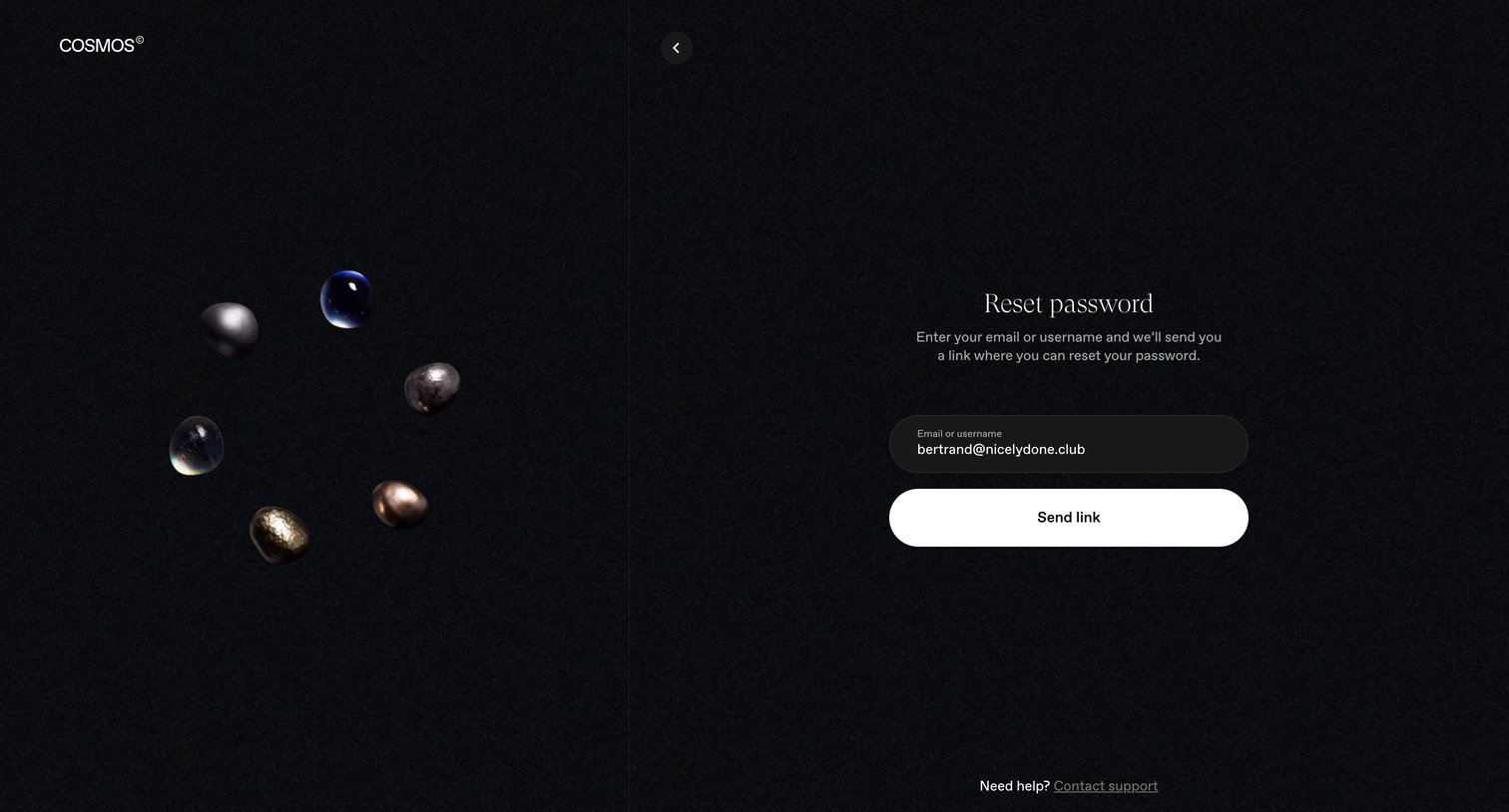 Cosmos screen