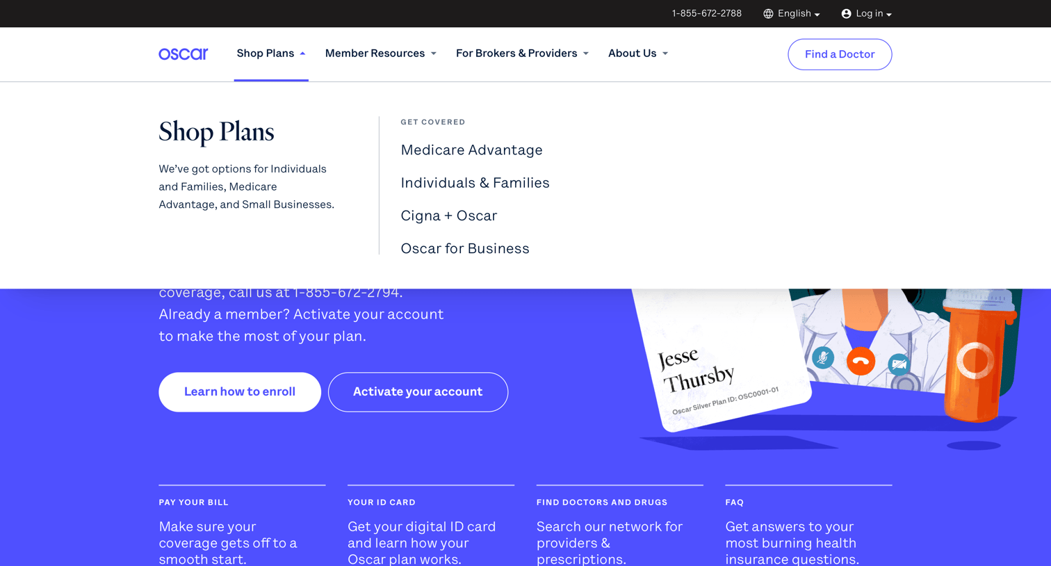 Oscar - Oscar | Health insurance made easy screen