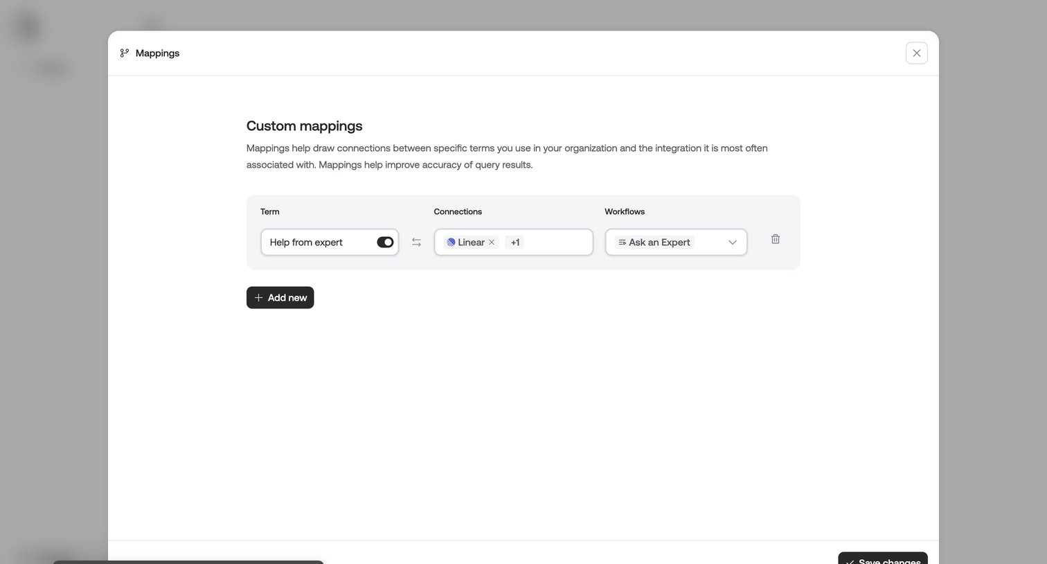 Qatalog - Settings · Qatalog screen