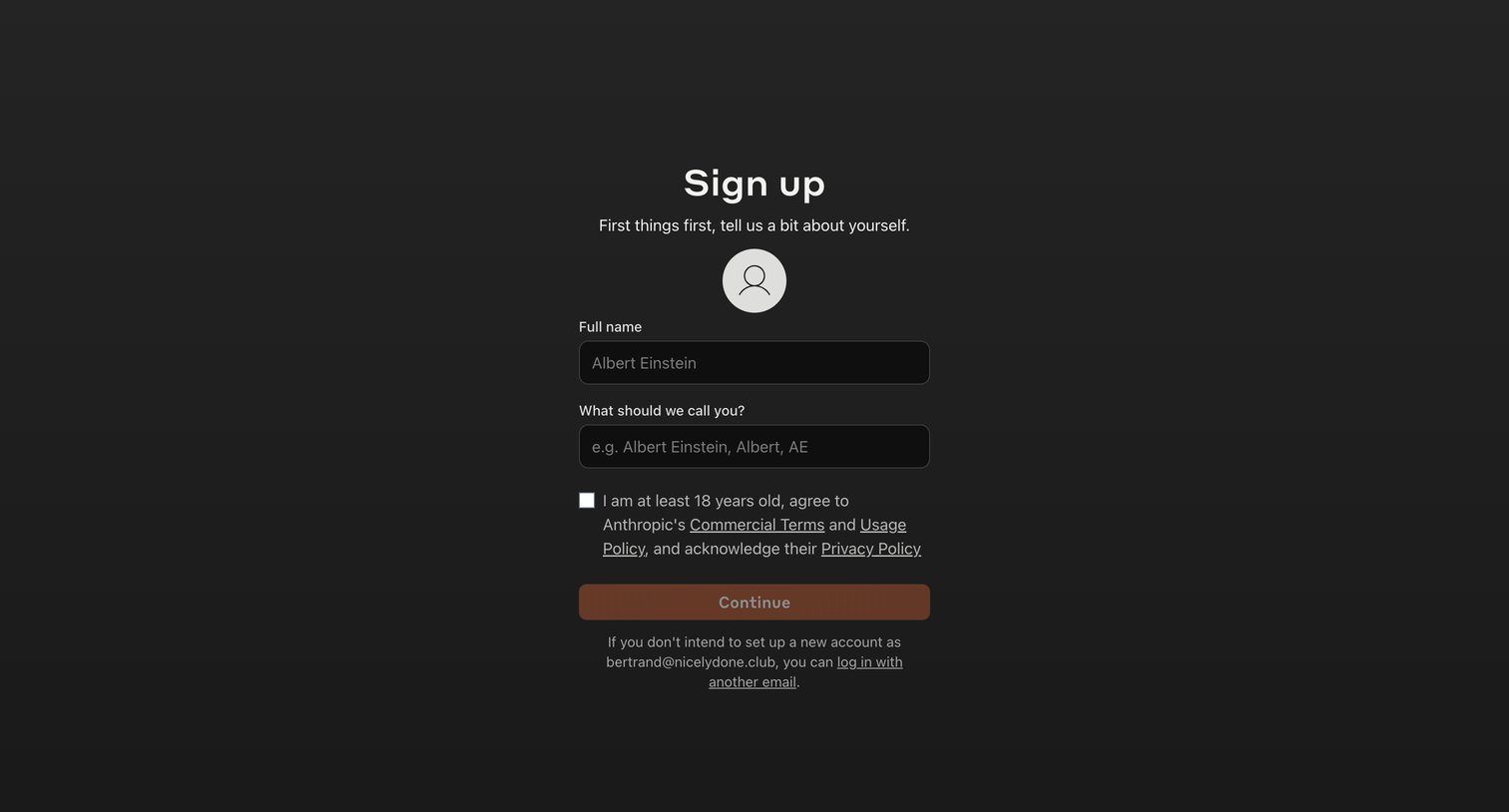 Anthropic - Anthropic Console screen