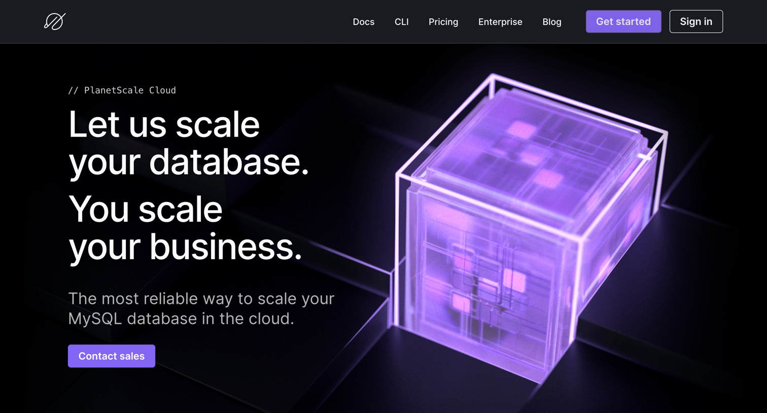 PlanetScale - PlanetScale Enterprise screen