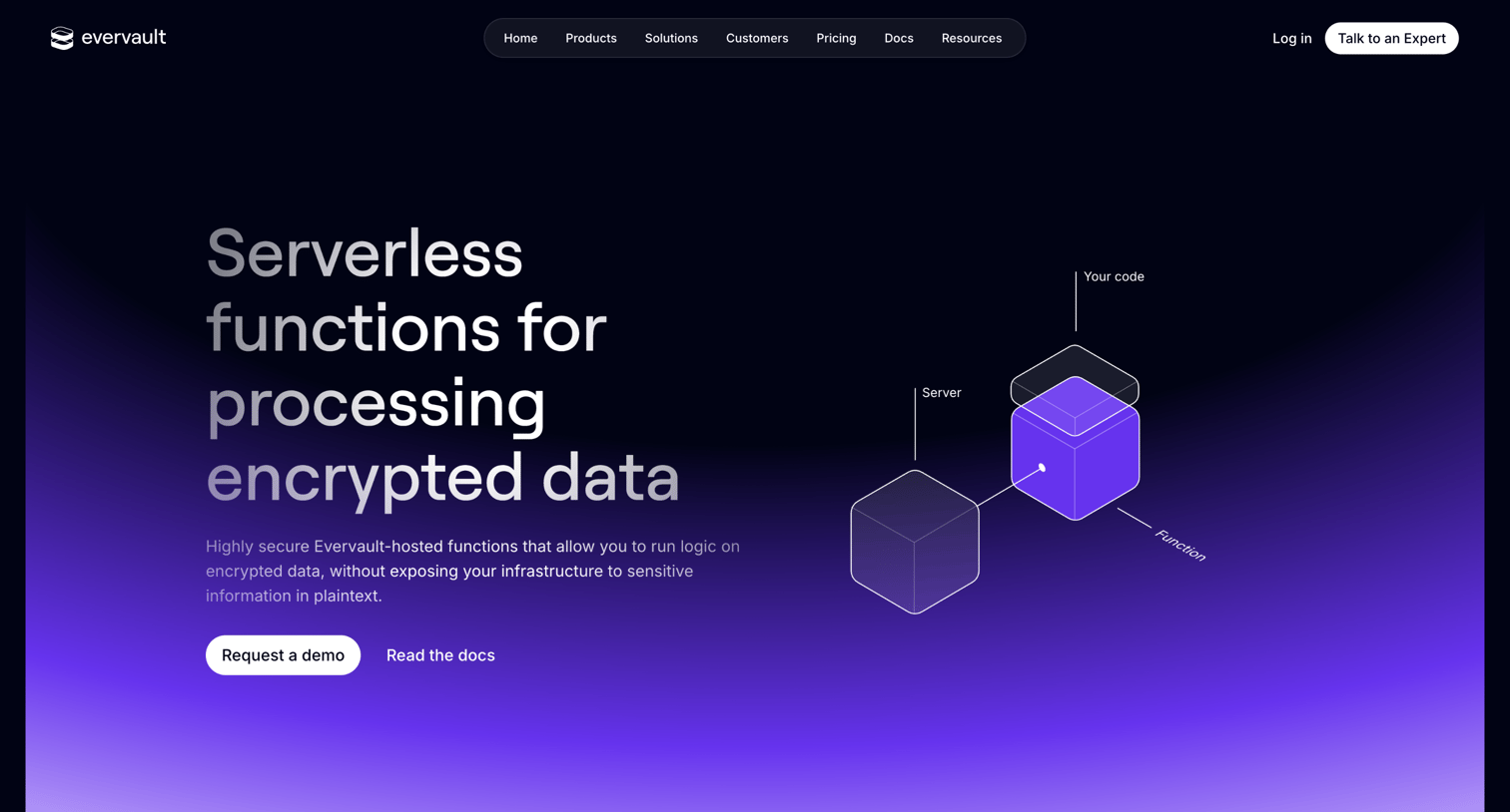Evervault - Functions — Evervault screen