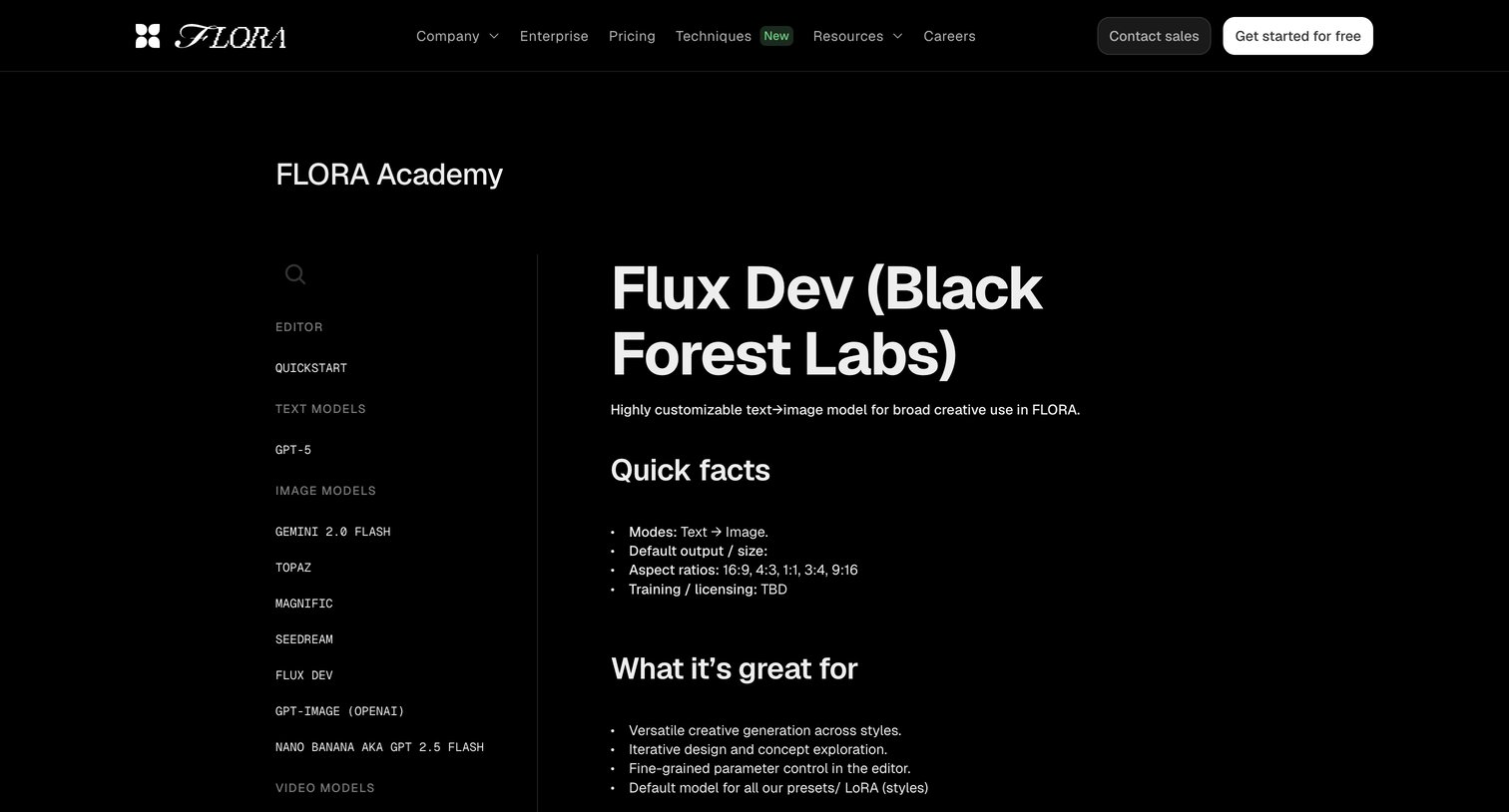 Flora - Flux Dev - FLORA screen