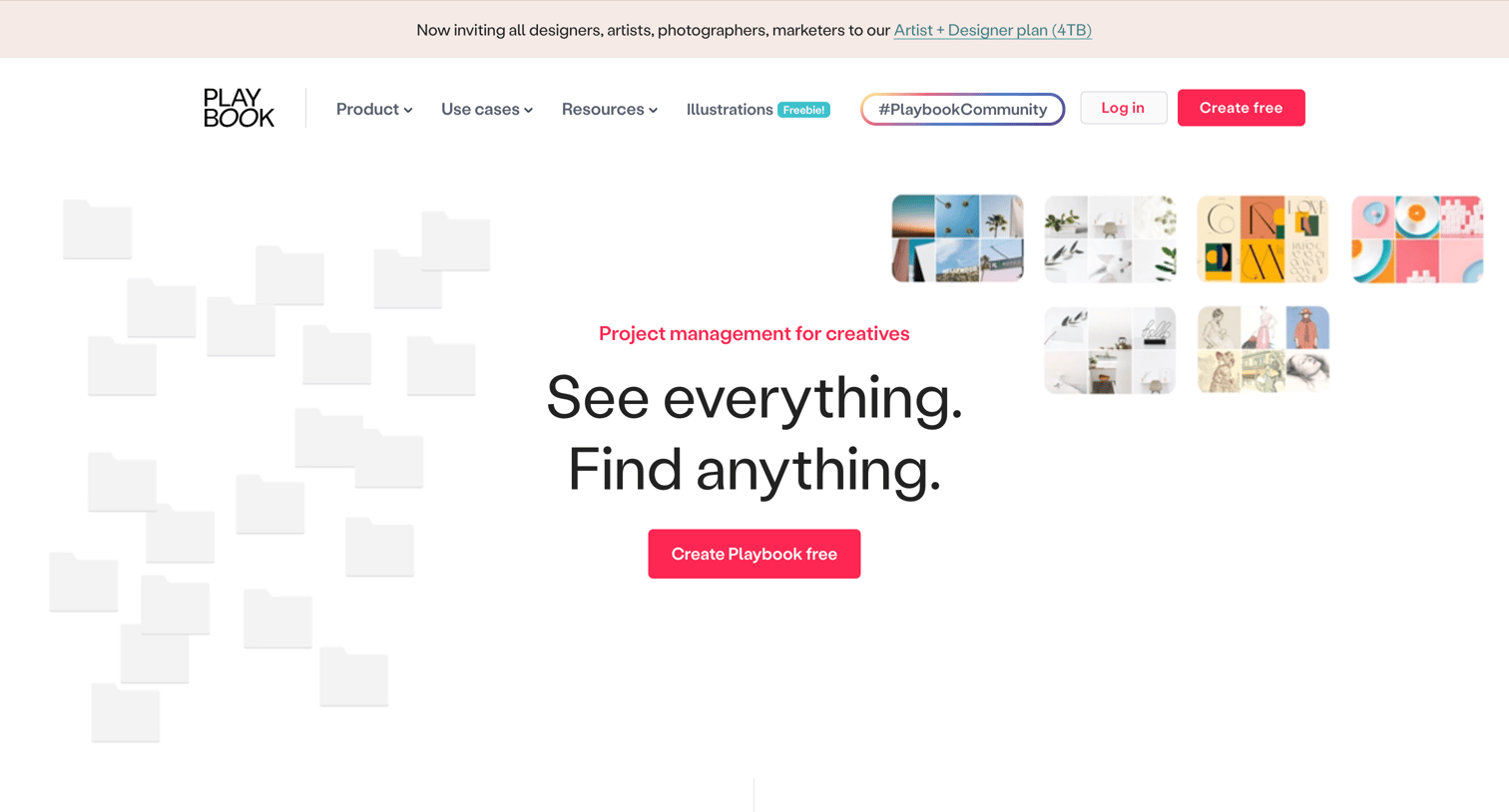 Playbook - A lightweight and powerful creative file storage screen