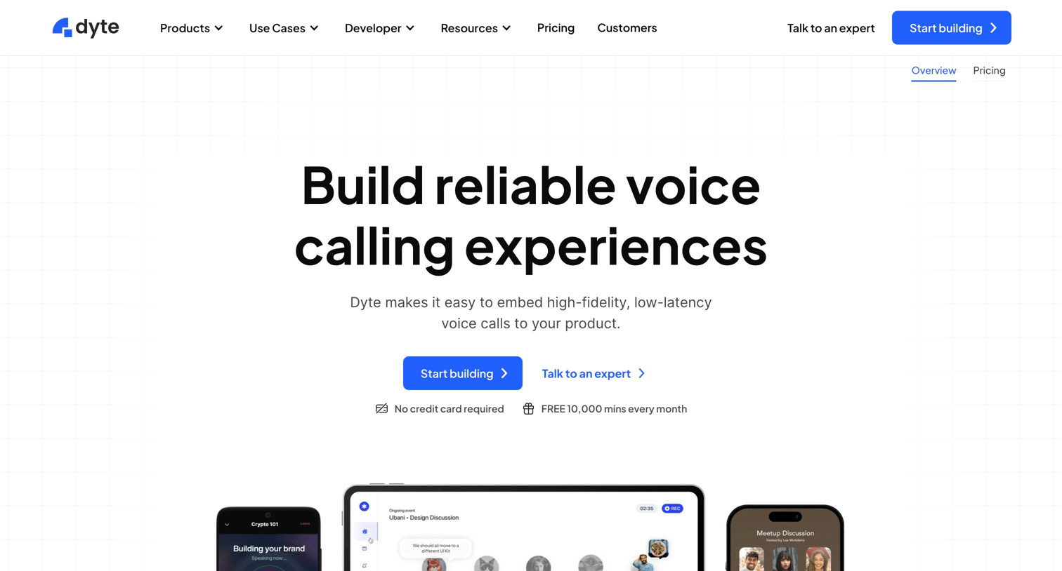 Dyte - Live Voice Conferencing SDK by Dyte screen