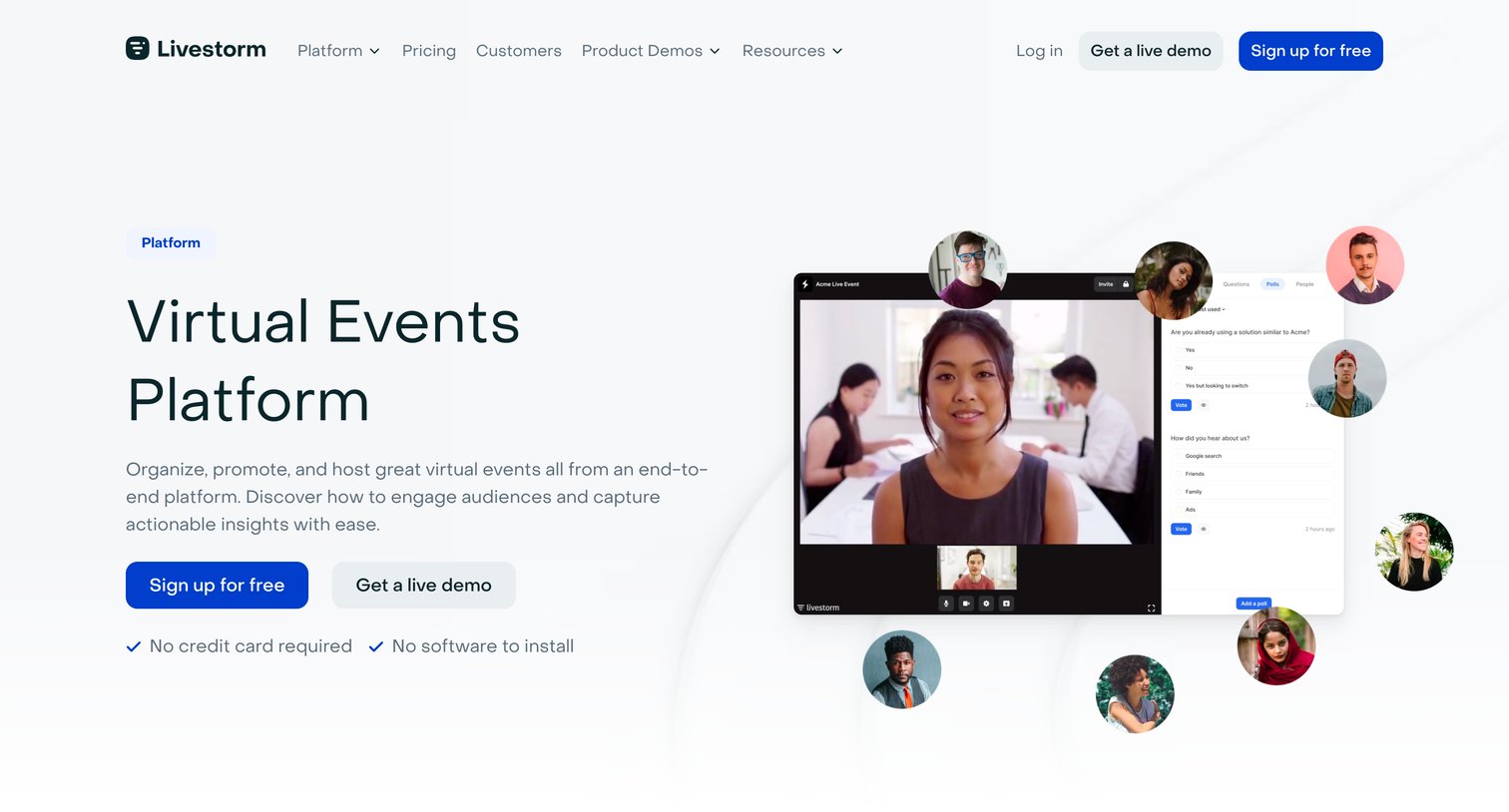 Livestorm - Virtual Events Platform for Engaging Online Events | Livestorm screen