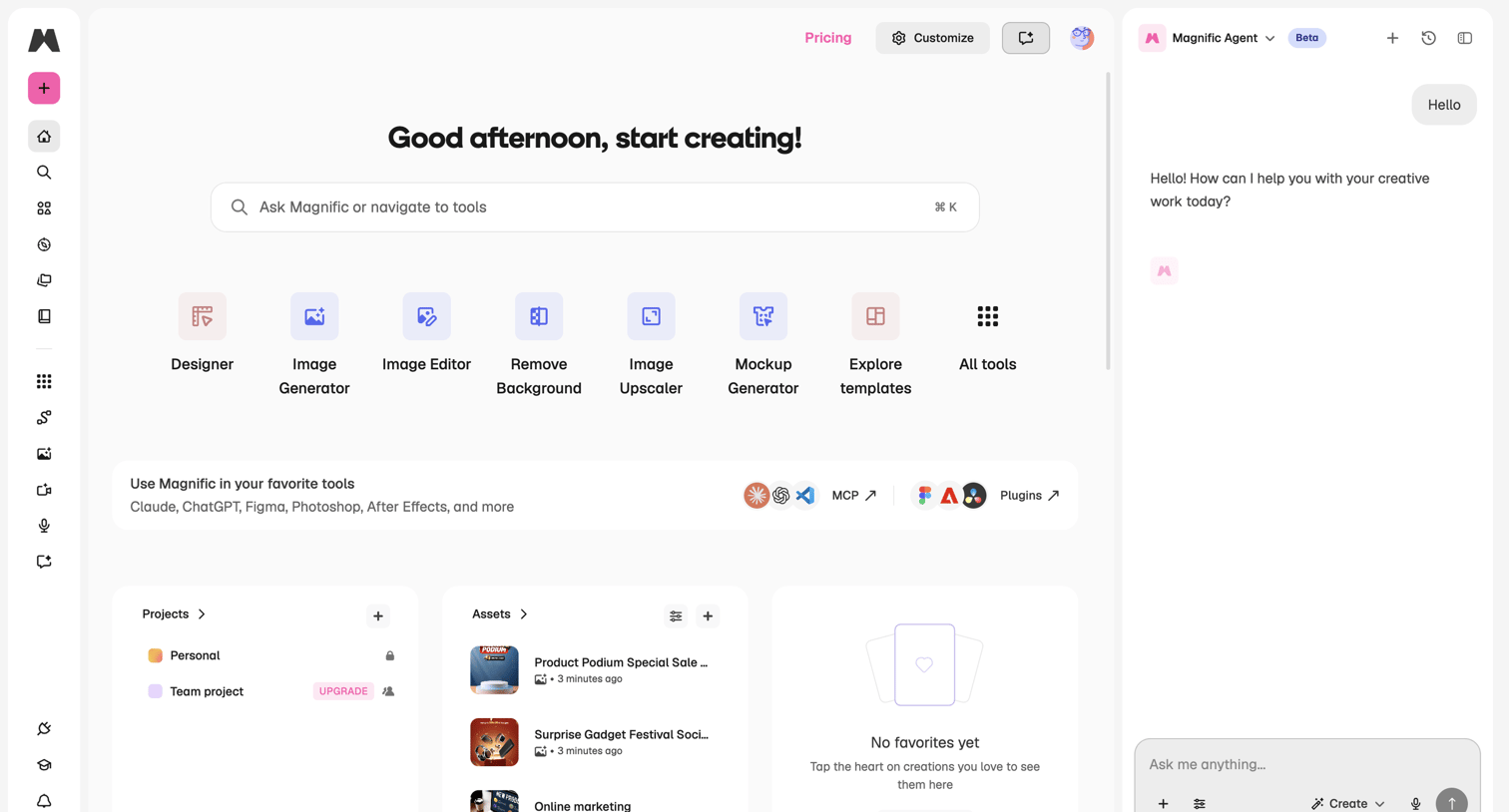 Magnific - Magnific | All-in-One AI Creative Suite screen