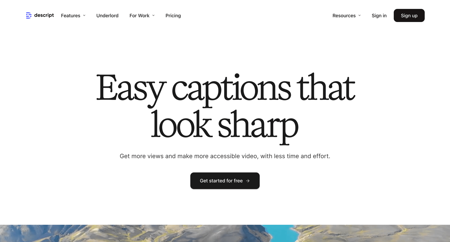 Descript - Add Captions | Subtitles to Videos In One Click Descript screen