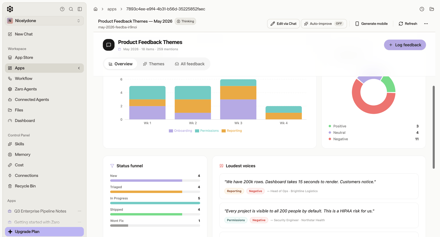 Zaro - Zaro - The Context Layer for Enterprise AI screen