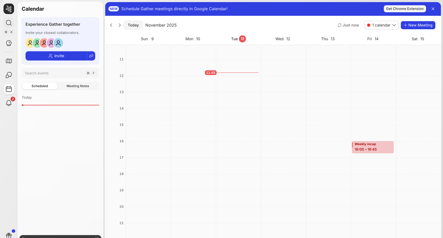 Gather - Nicelydone | Gather screen
