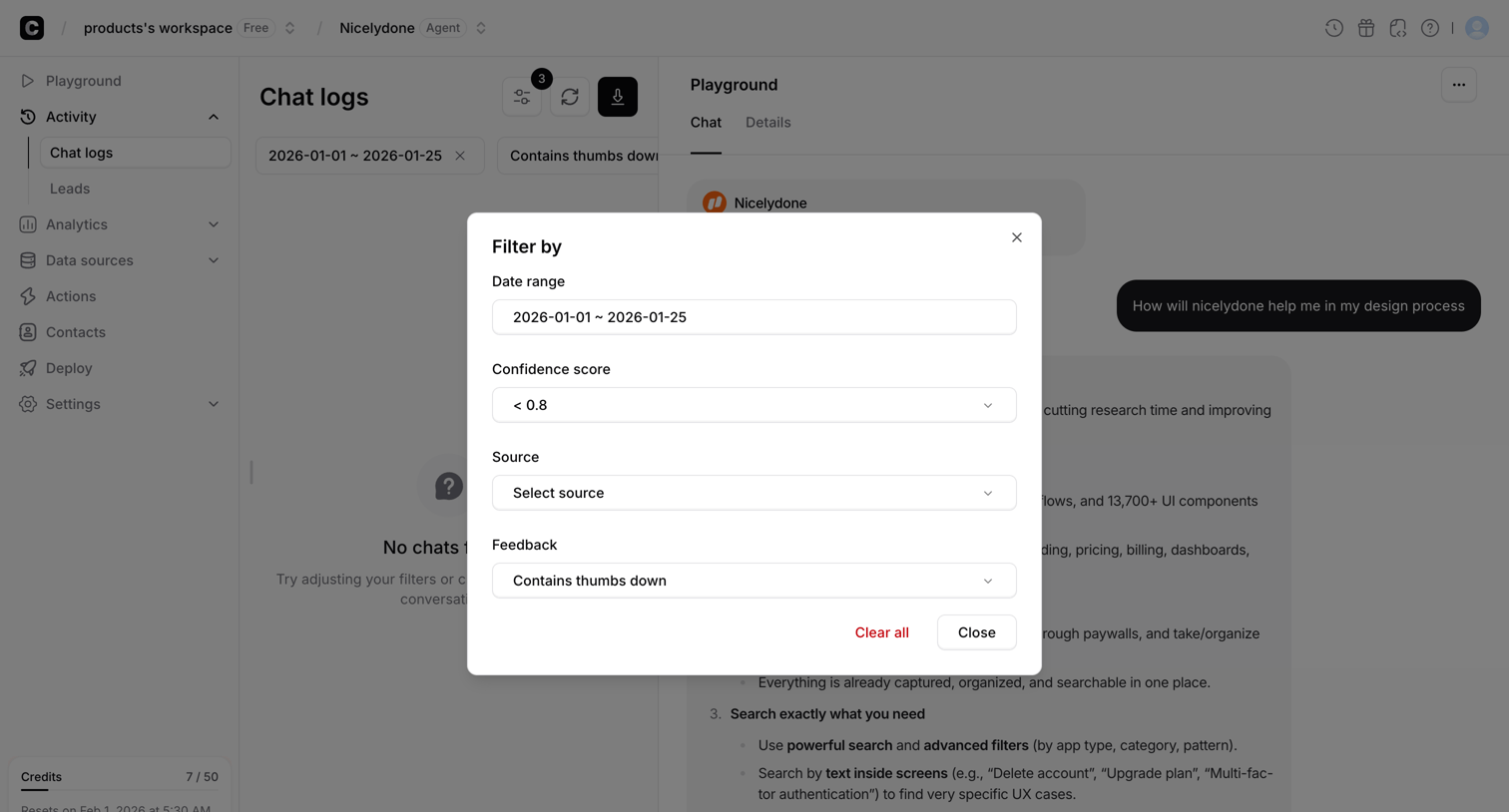 Dashboard - Chatbase from Chatbase