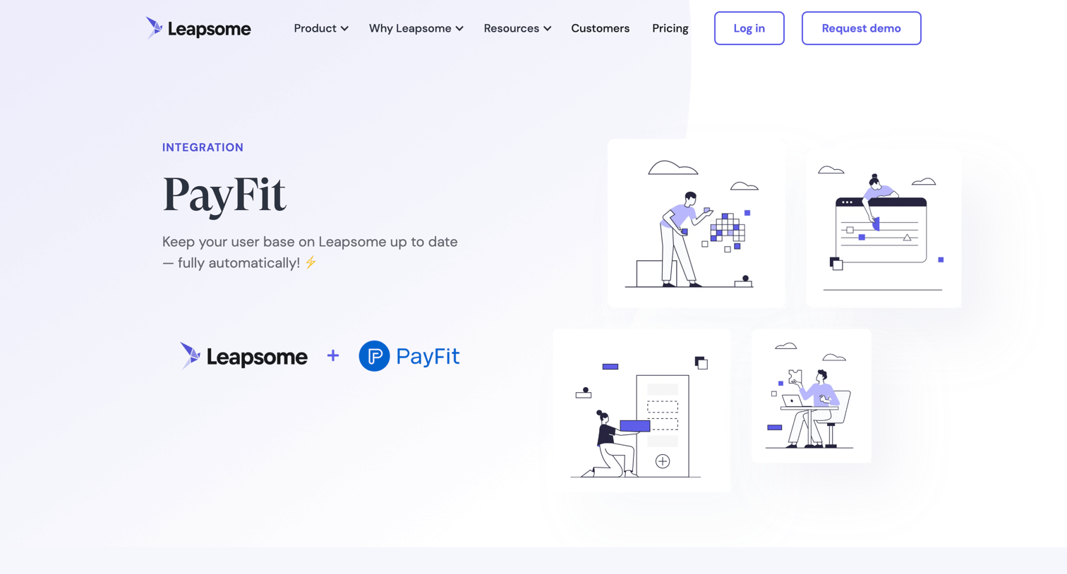 Leapsome - PayFit Integration | Leapsome screen