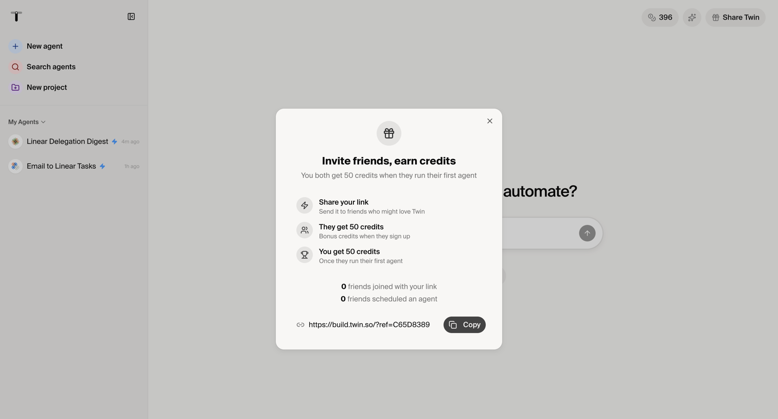 Twin - Twin - Automate anything screen