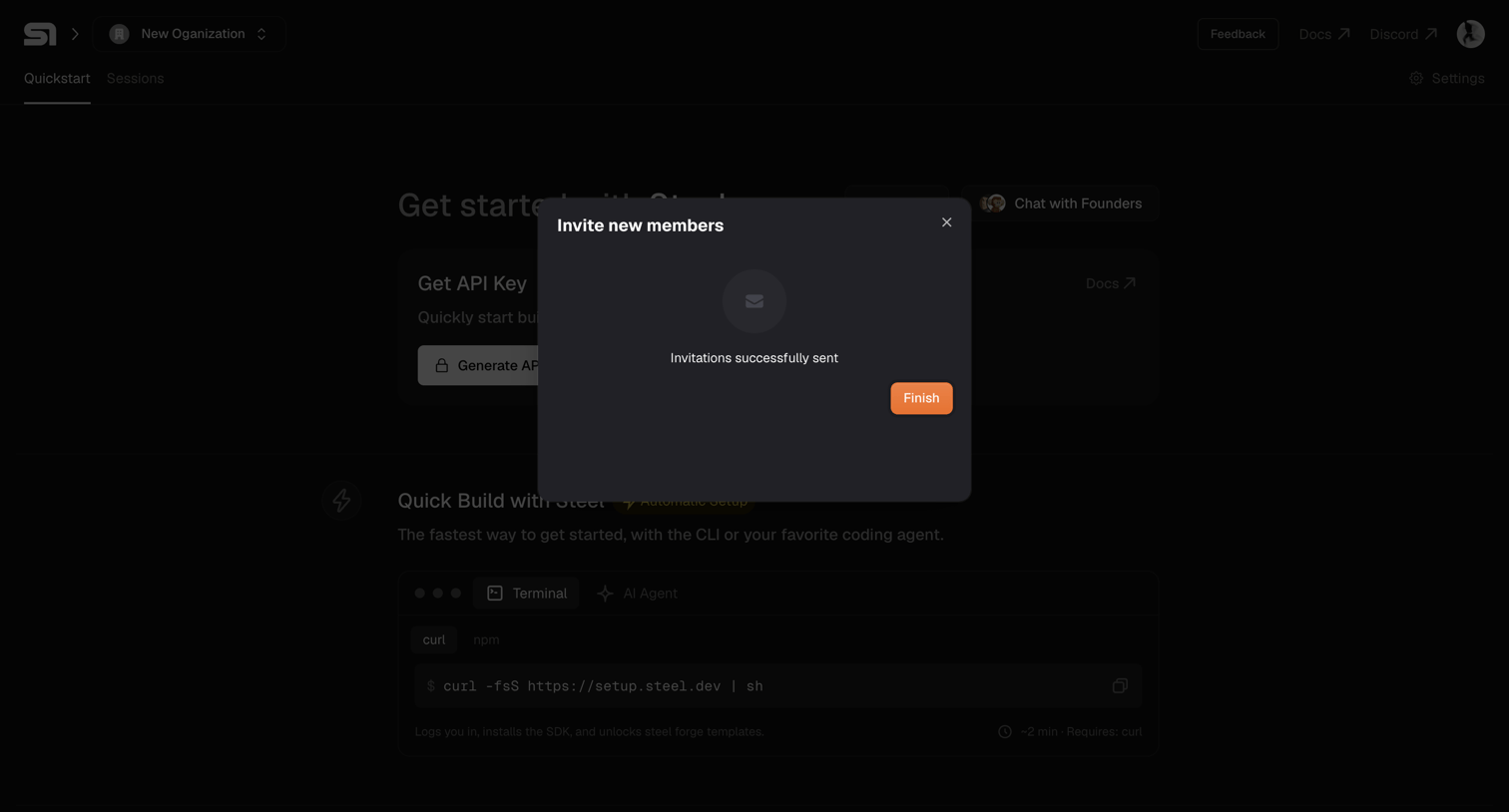 Steel - Steel | Open-source Headless Browser API screen