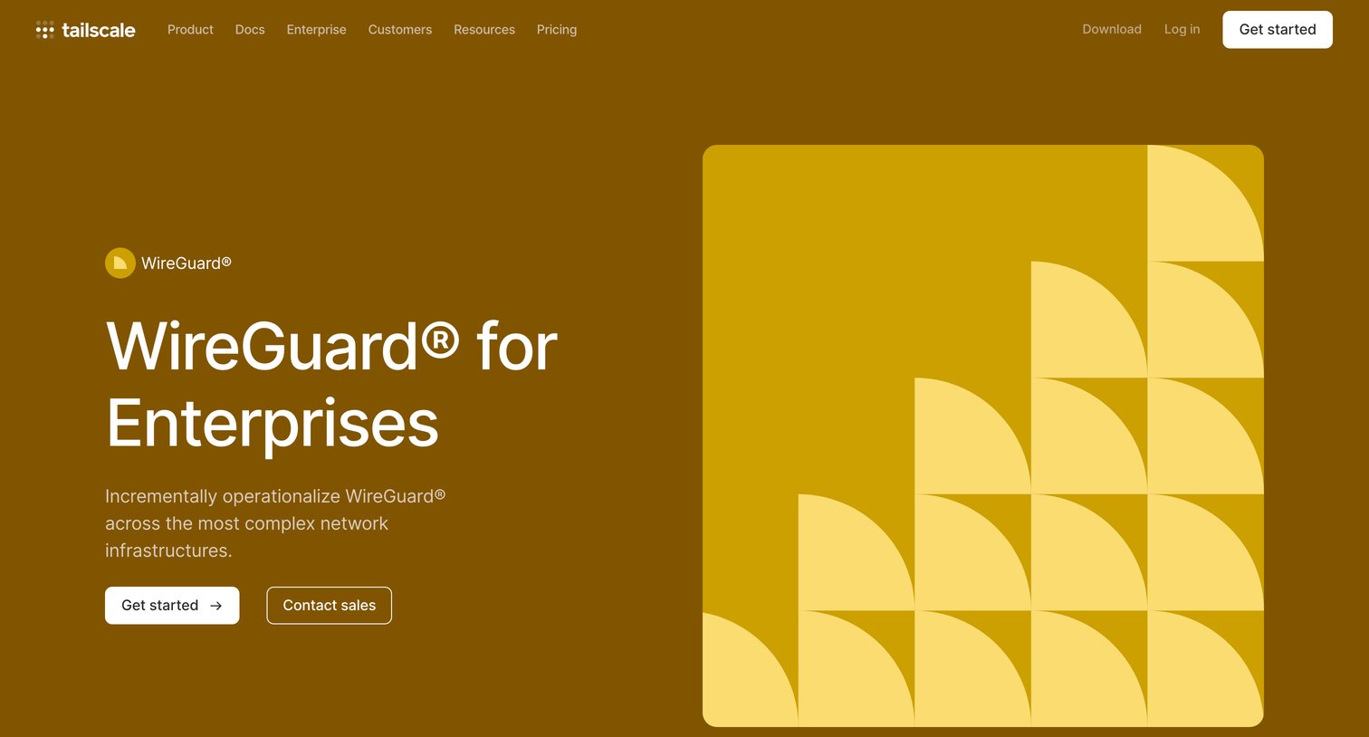 Tailscale - WireGuard for Enterprises screen
