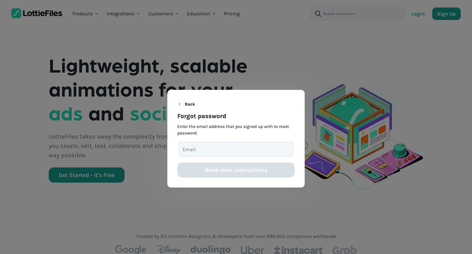 Lottie - LottieFiles Download Free lightweight animations for website | app screen