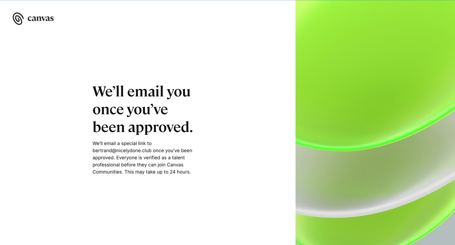 Untapped - Sign Up | Diversity hiring tool Canvas screen