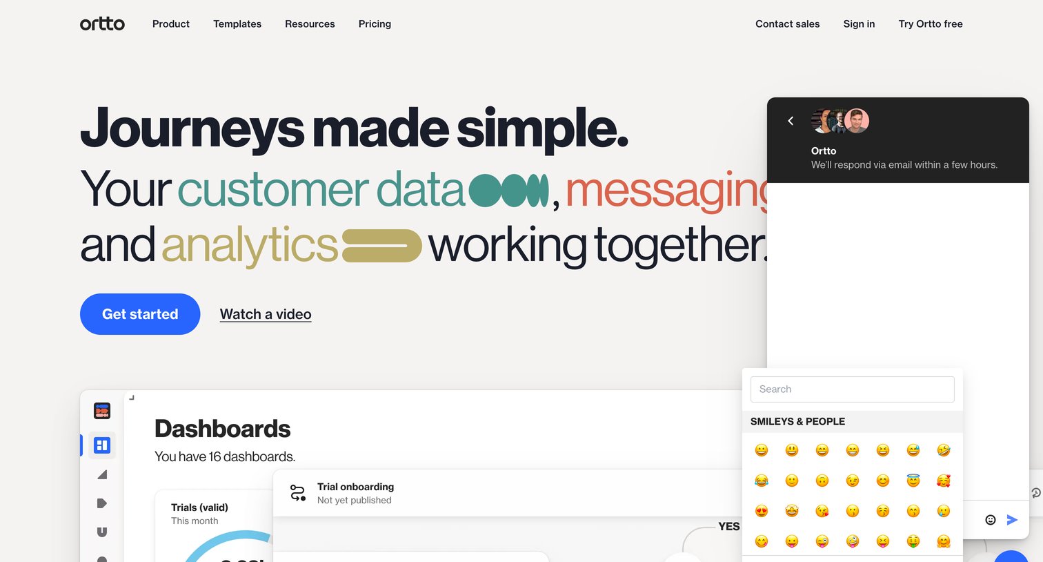 Ortto - Ortto Customer Data, Messaging | Analytics Working Together screen
