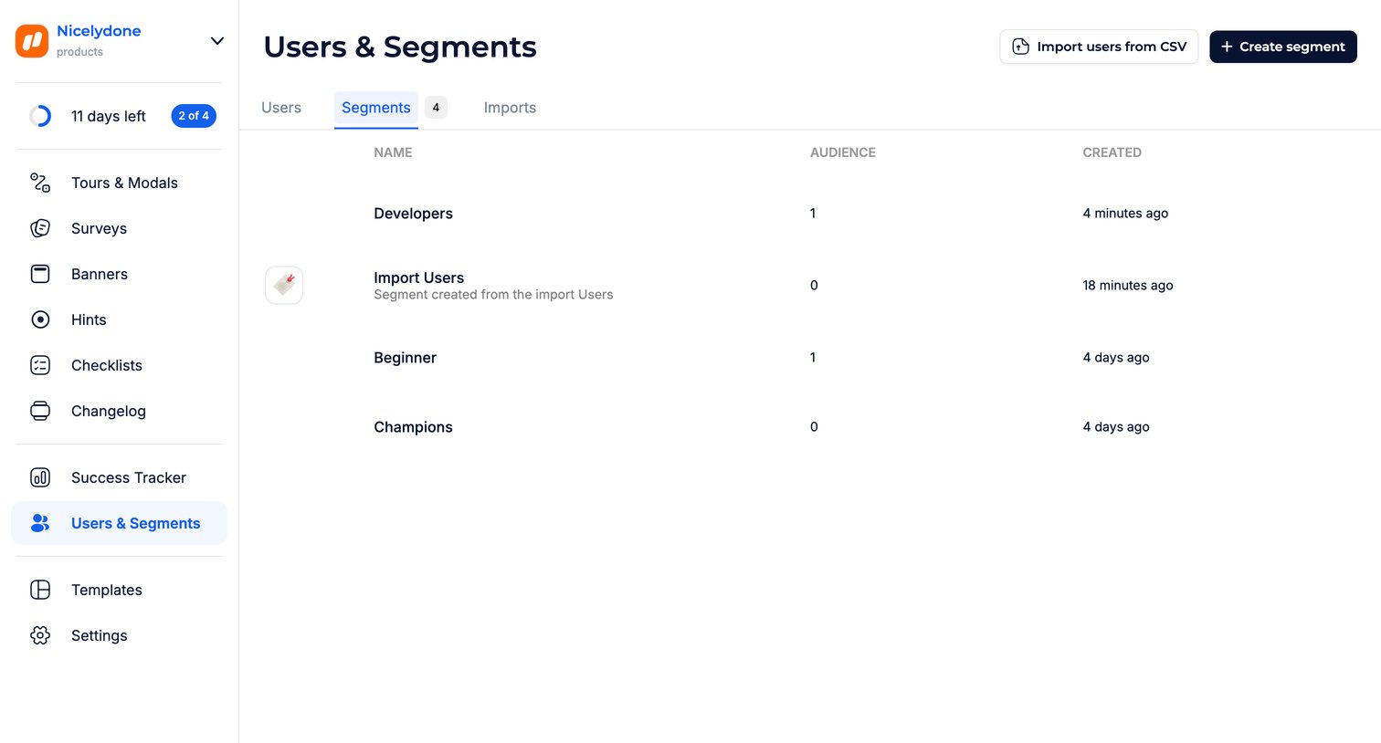 Jimo - Users · Jimo screen