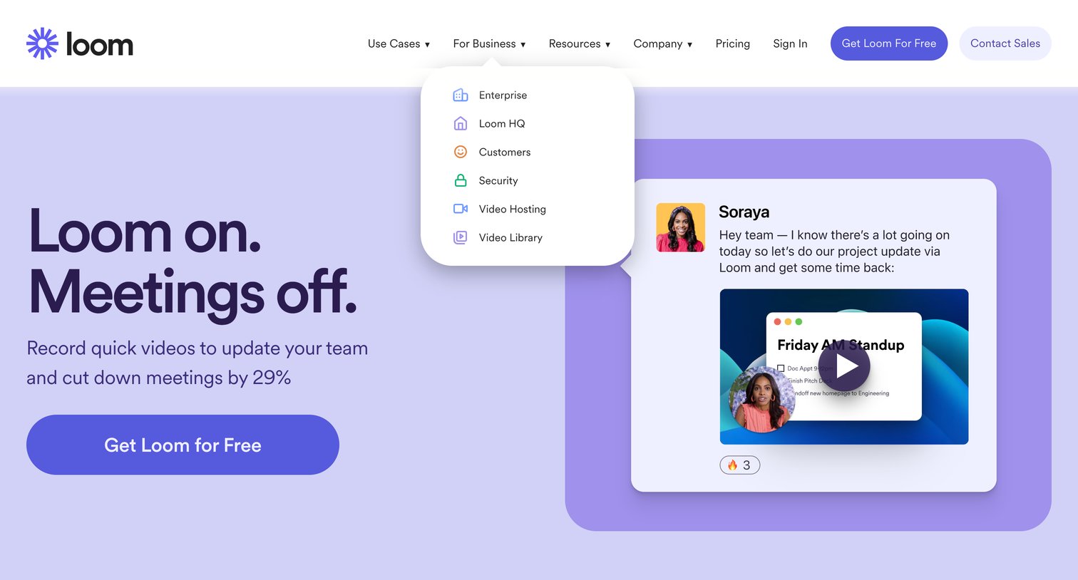 Loom - Loom Async Video Messaging for Work | Loom screen