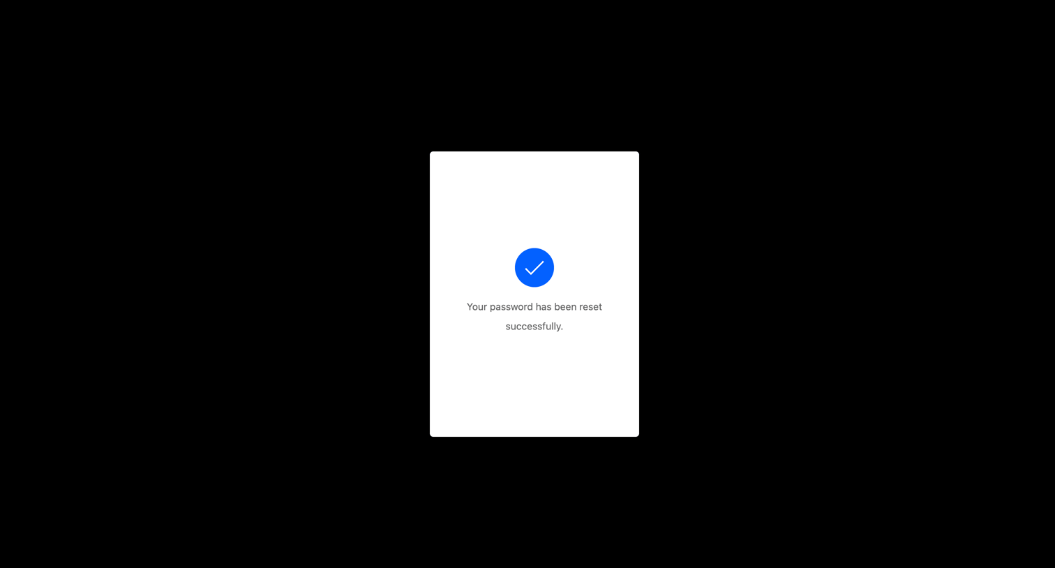 Descript - Change your password screen