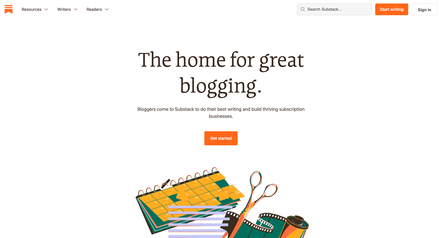 Substack - Substack for bloggers screen