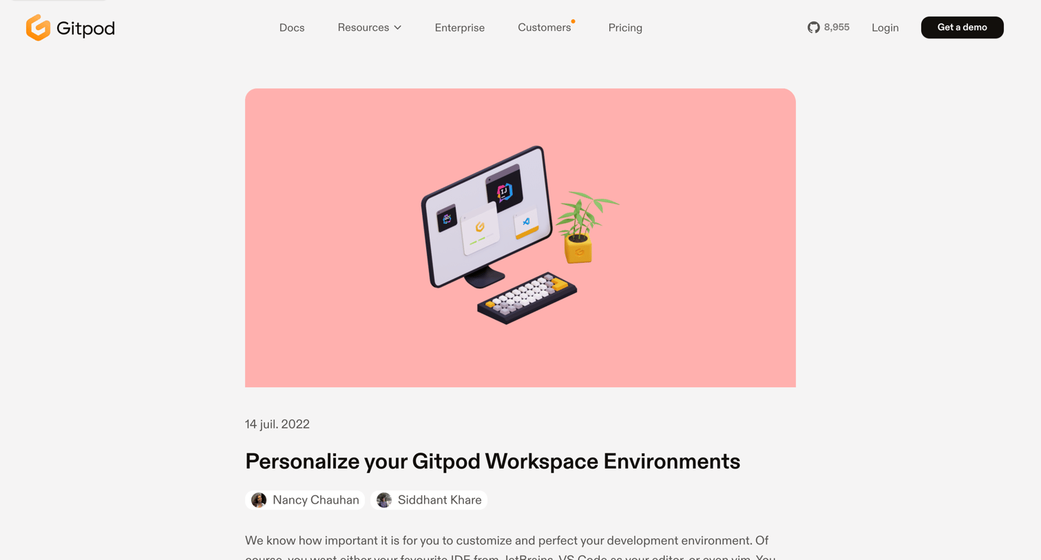 Personalize your Gitpod Workspace Environments from Gitpod