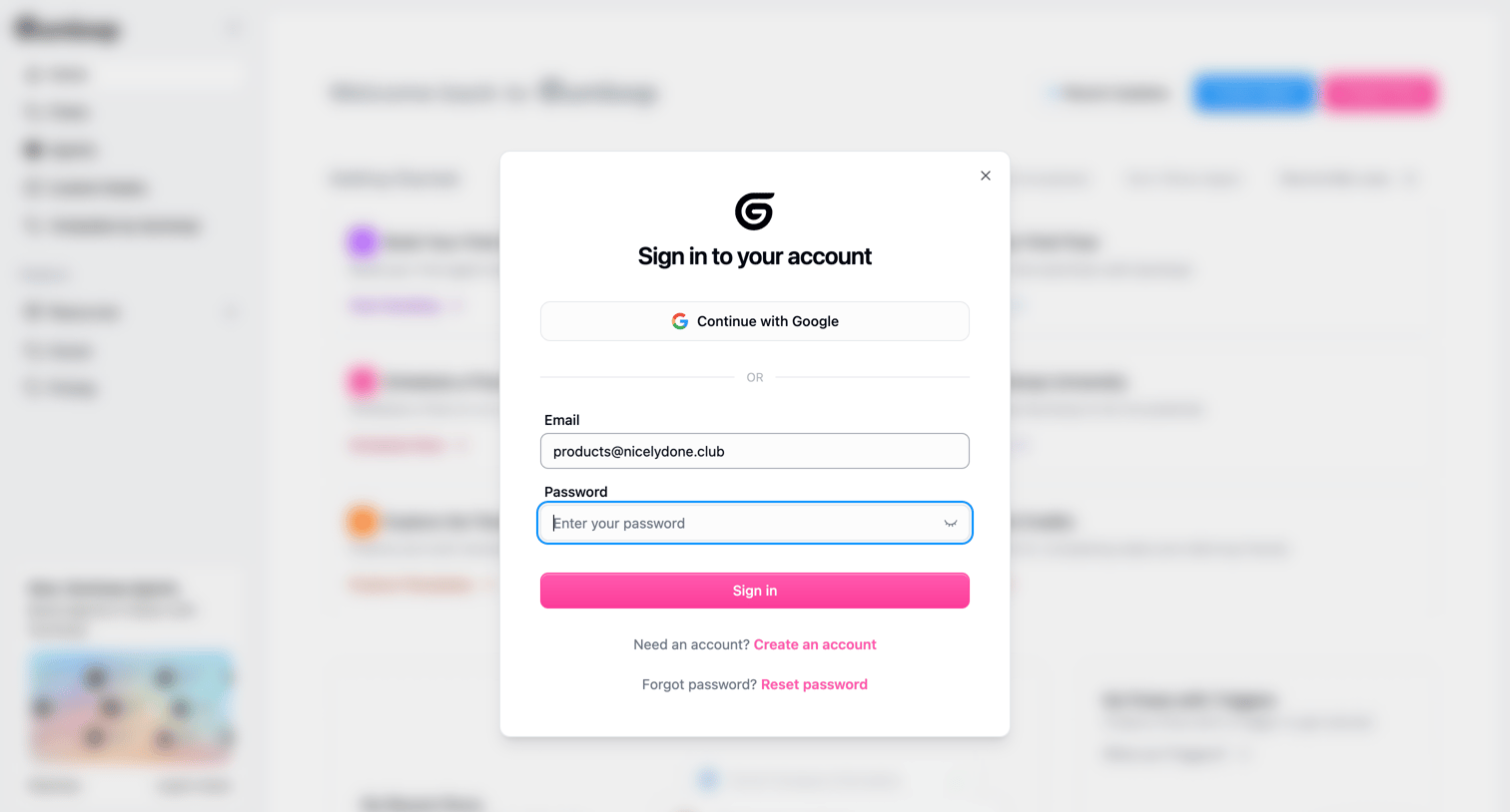 Gumloop - Gumloop | Hub screen
