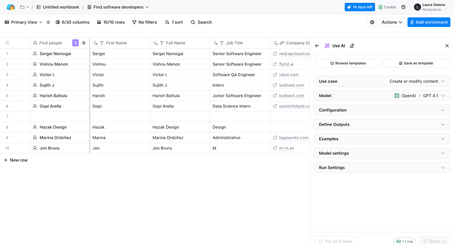 Clay - Clay | Find software developers screen
