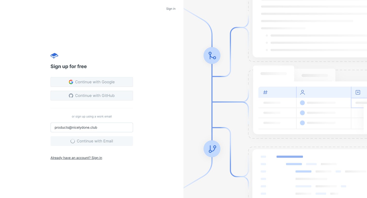 Gitbook - Join GitBook - GitBook screen