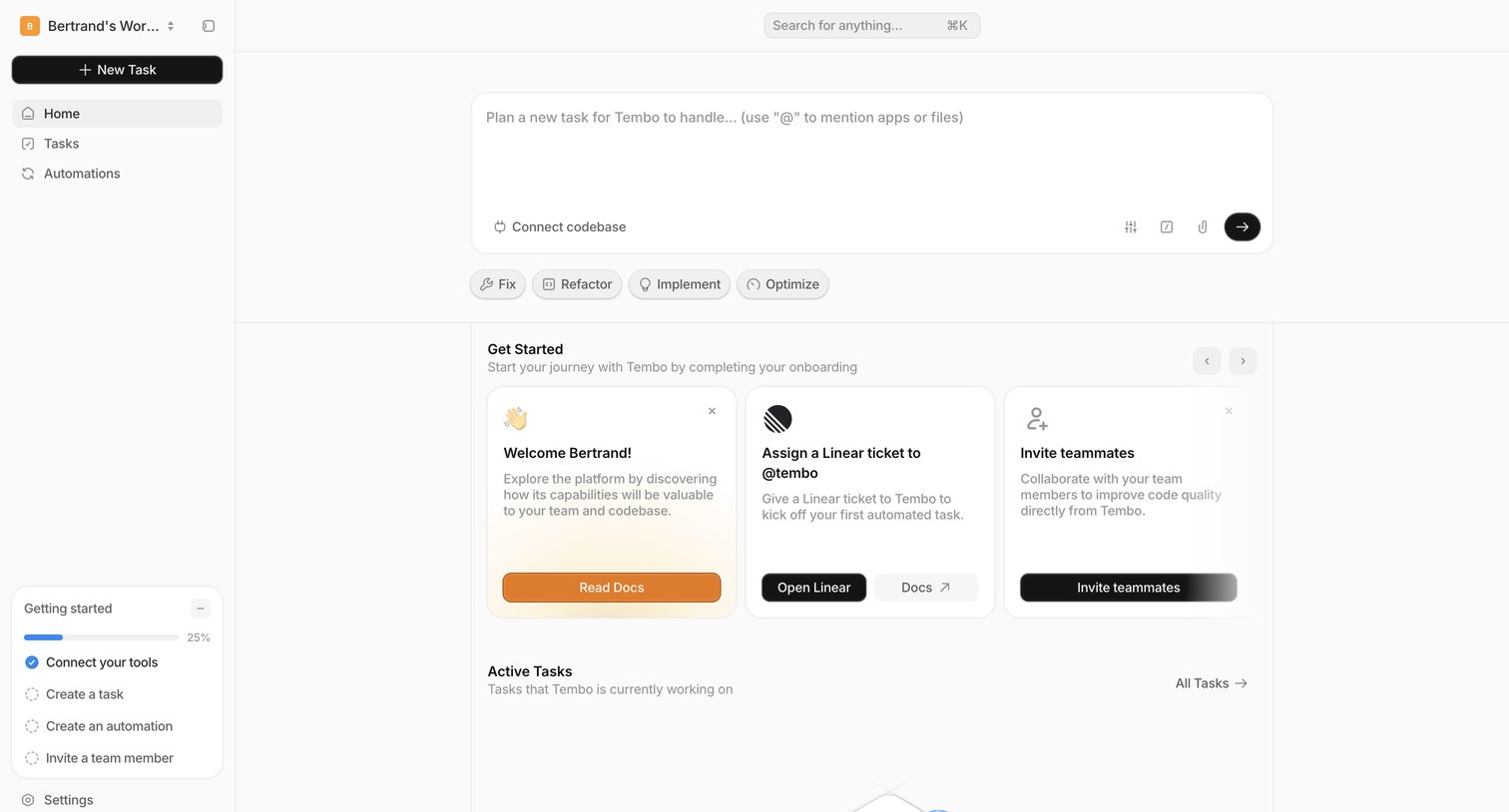 Dashboard — Tembo from Tembo