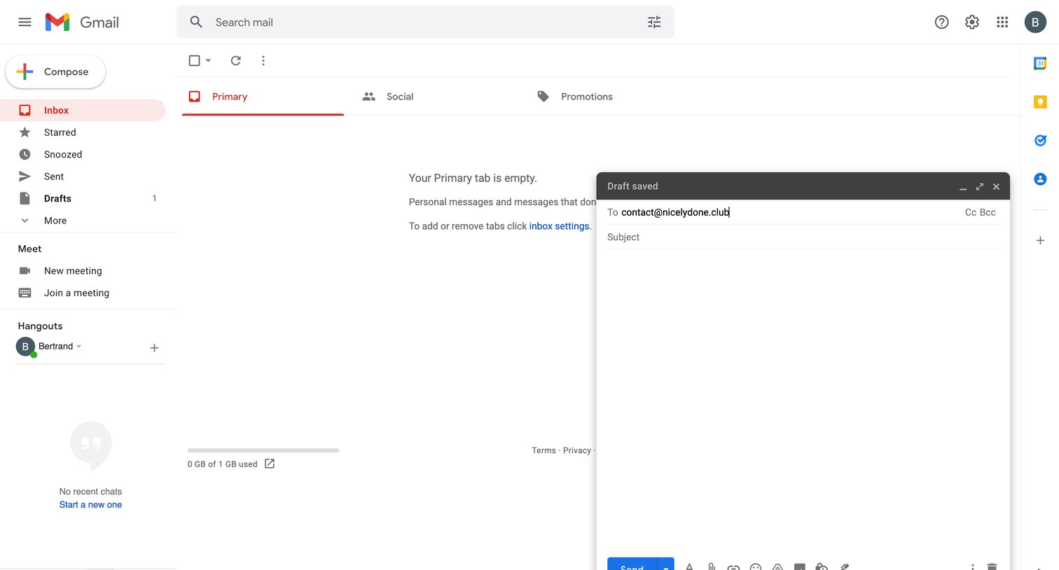 Google Mail - Inbox - nicelydoneproducts@gmail.com - Gmail screen