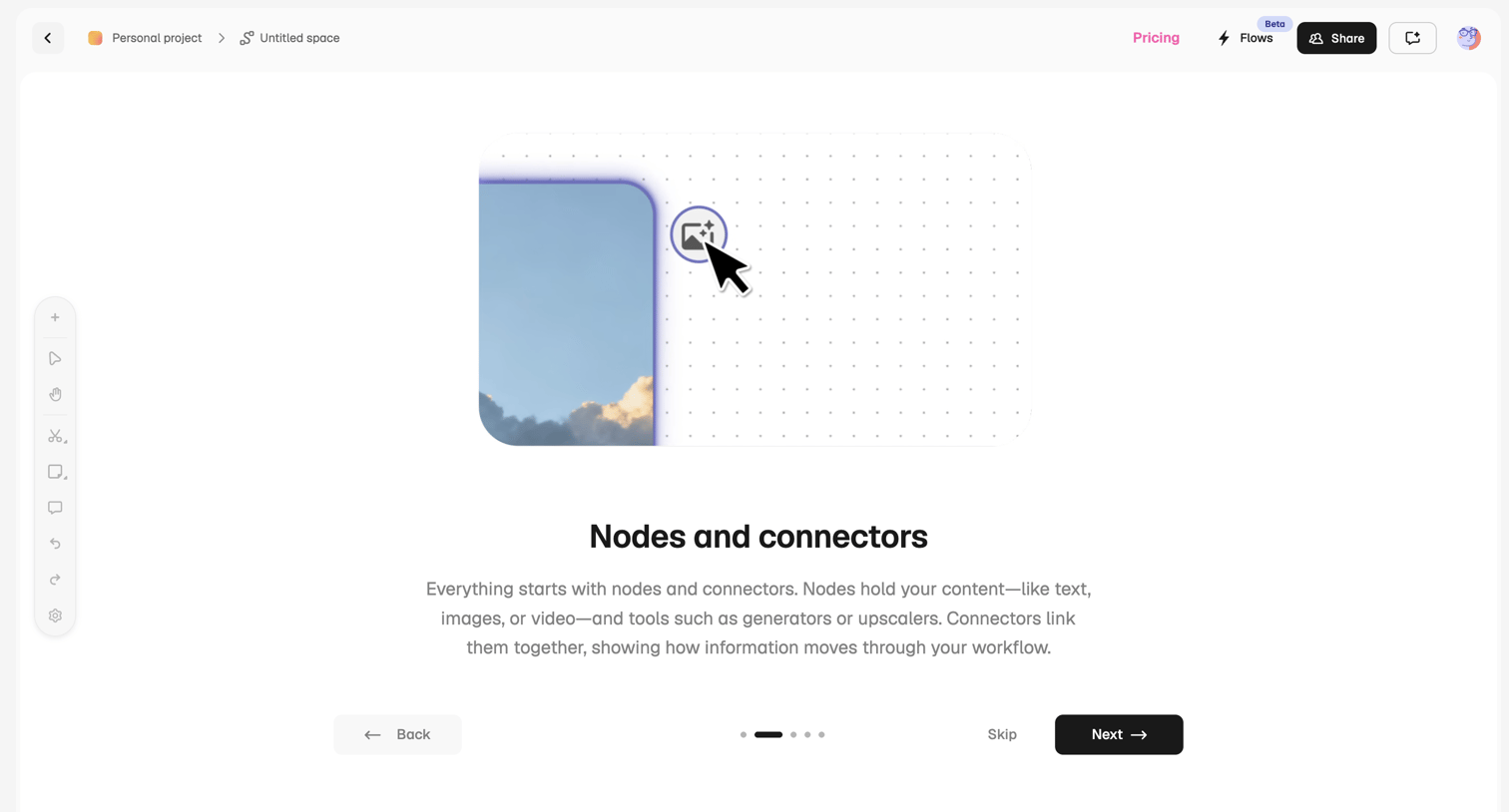 Magnific - Untitled space - Spaces | Magnific AI screen