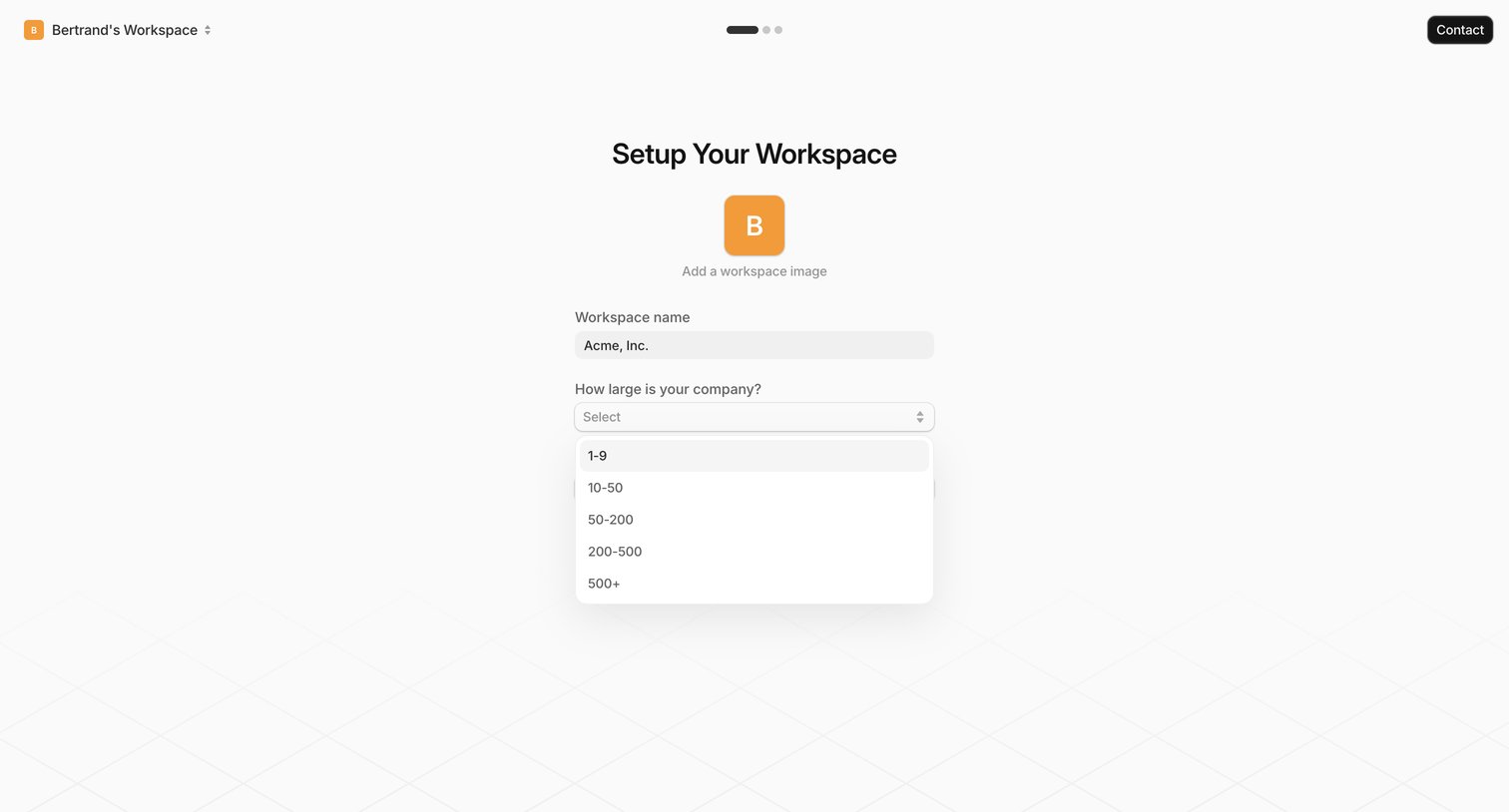 Workspace — Tembo from Tembo