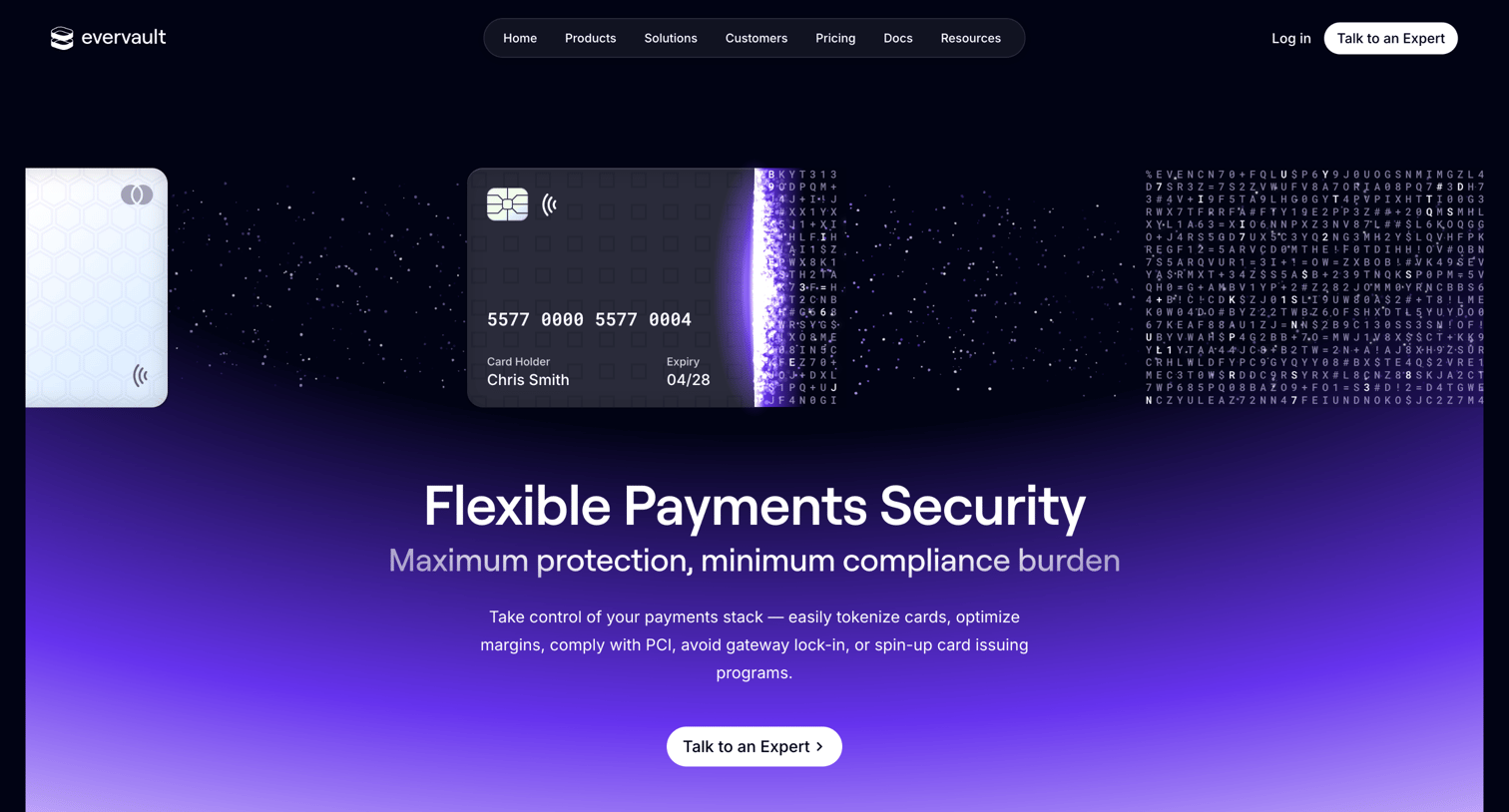 Evervault - Evervault — Flexible Payments Security screen