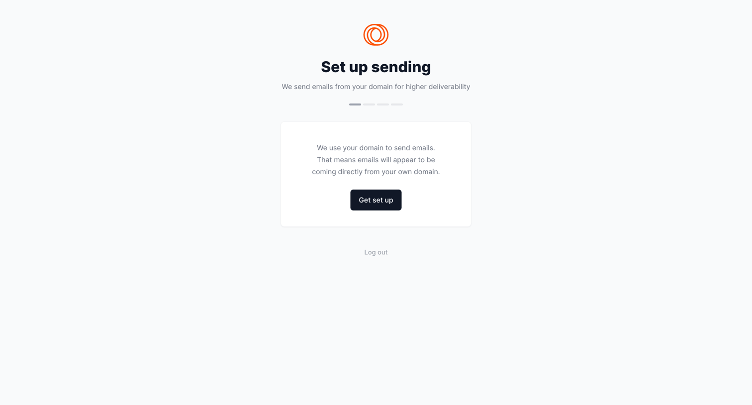 Loops - Add Domain screen