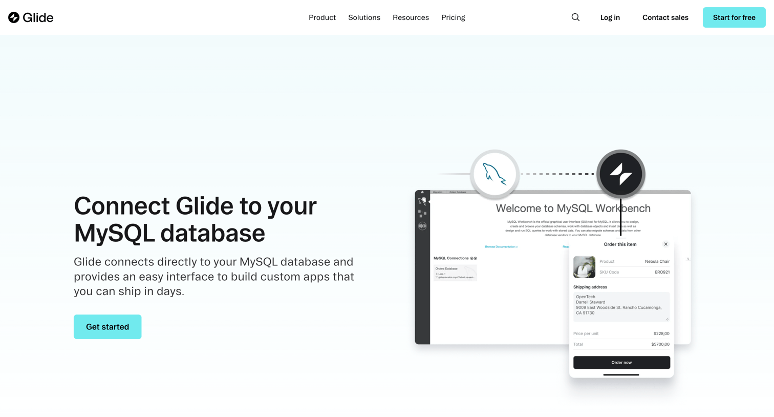Glide - Build Custom No-Code Apps with Glide Apps and MySQL Database screen