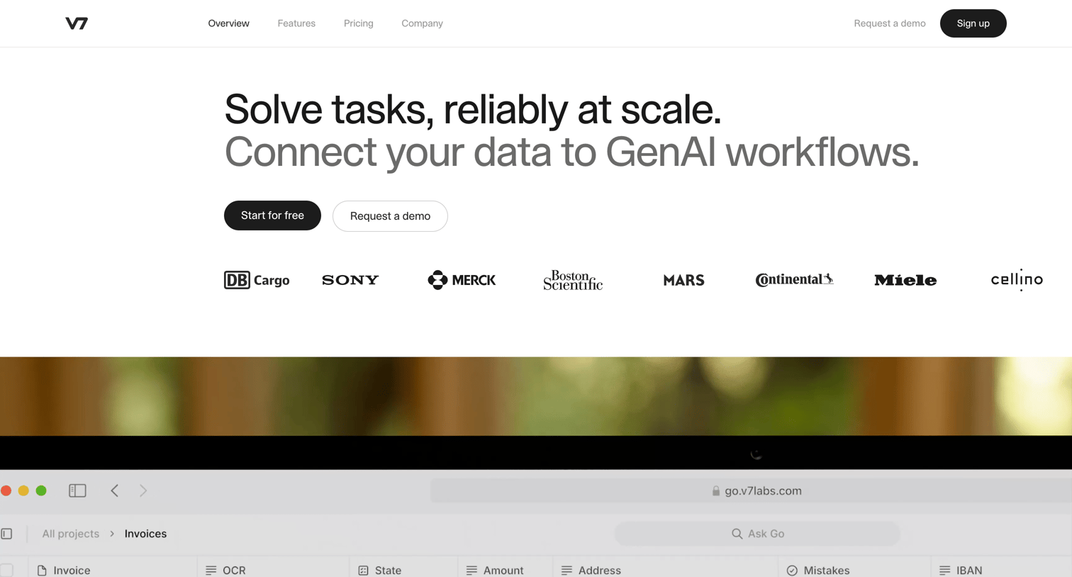 V7 - V7 Go | Automate Tasks at Scale with LLMs Gen AI Workflows screen