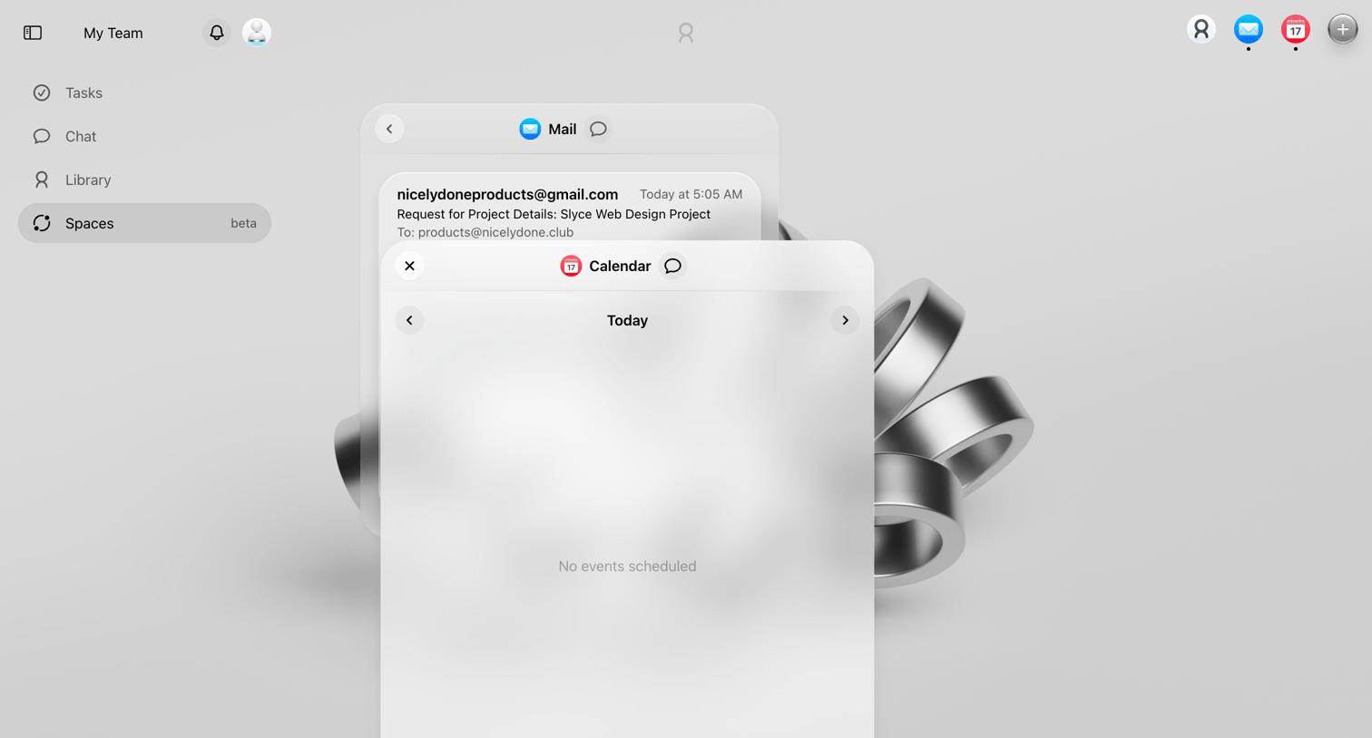 Cobot screen