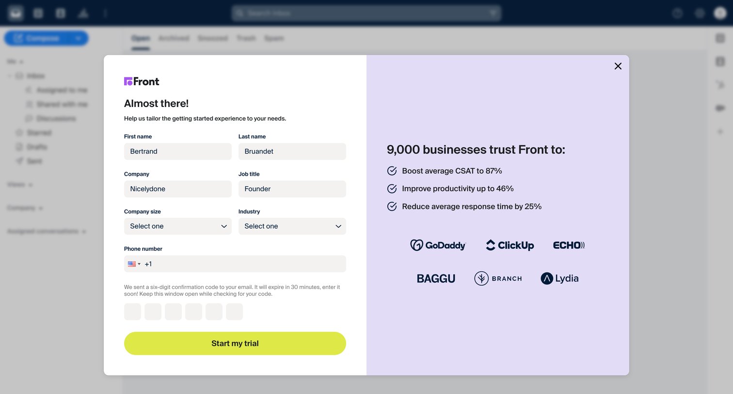Front - The Platform for Exceptional Customer Service at Scale from Front