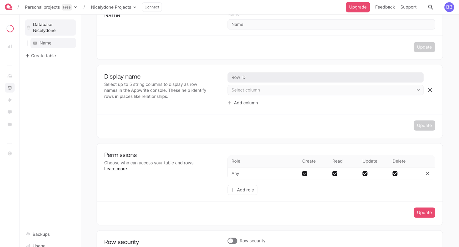 Name - Appwrite from Appwrite
