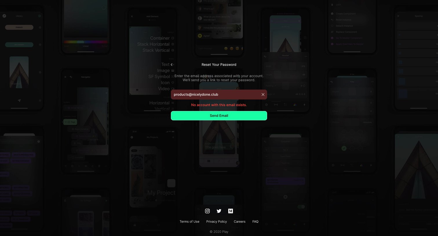 Play screen