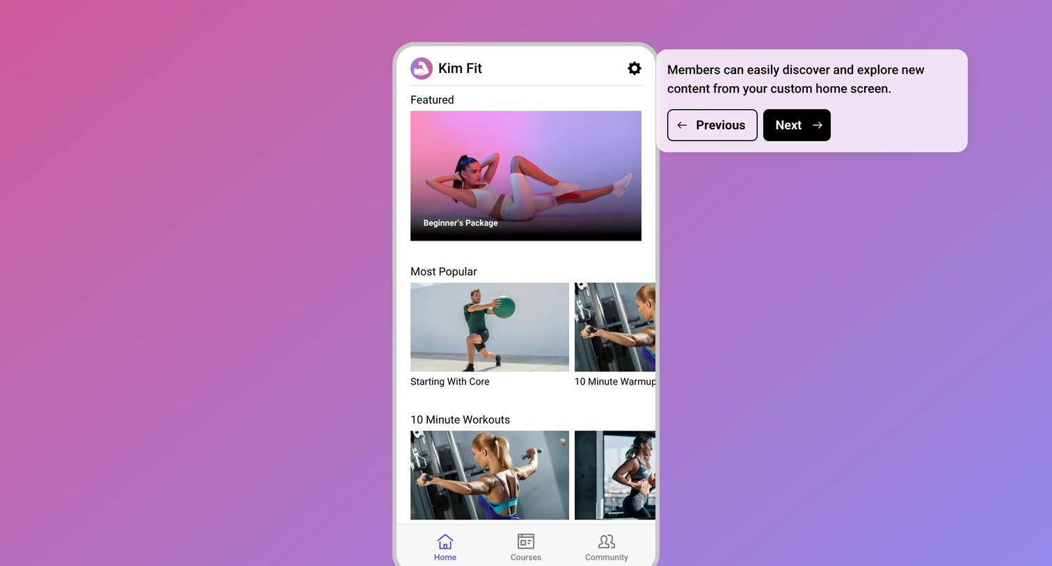 Kajabi - Your Brand. Your App. screen