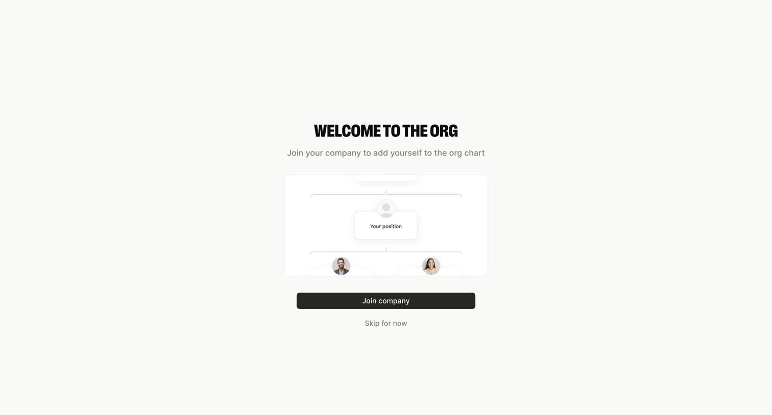 Welcome | The Org from The org