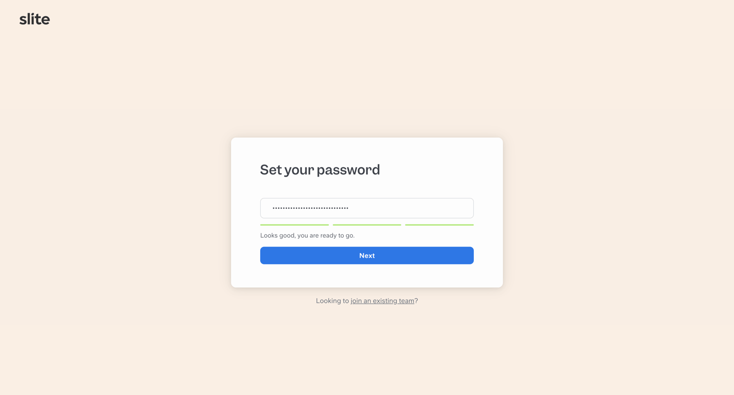 Slite - Get started | Slite screen